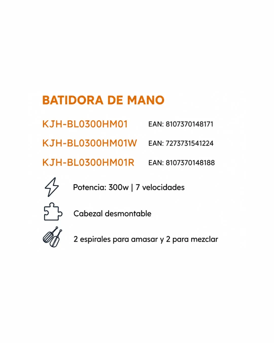 Batidora de Mano Kanji