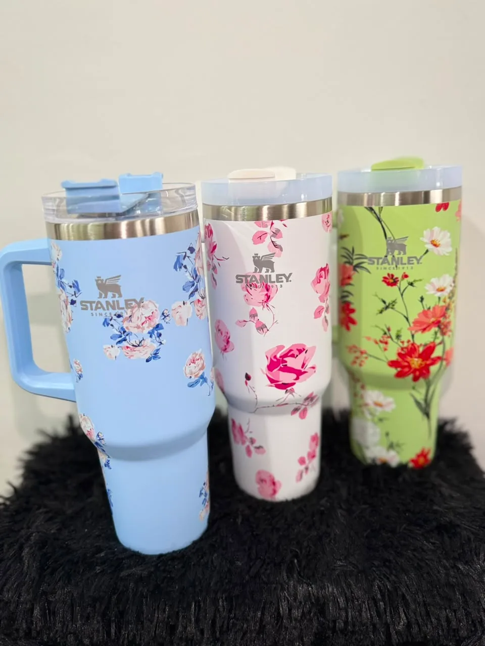 Vaso Stanley Floreados - 