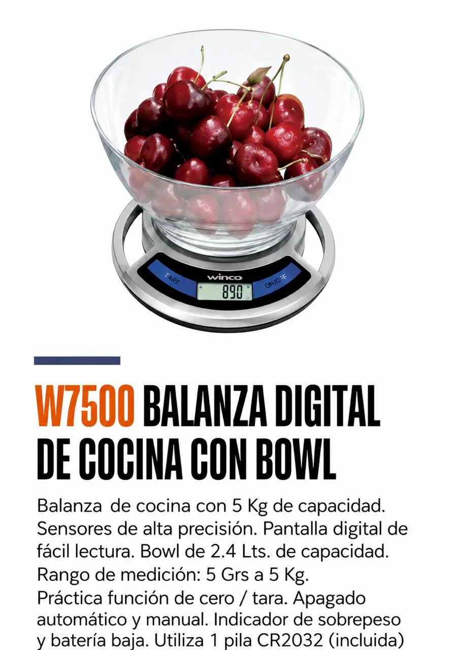 Balanza de cocina Winco