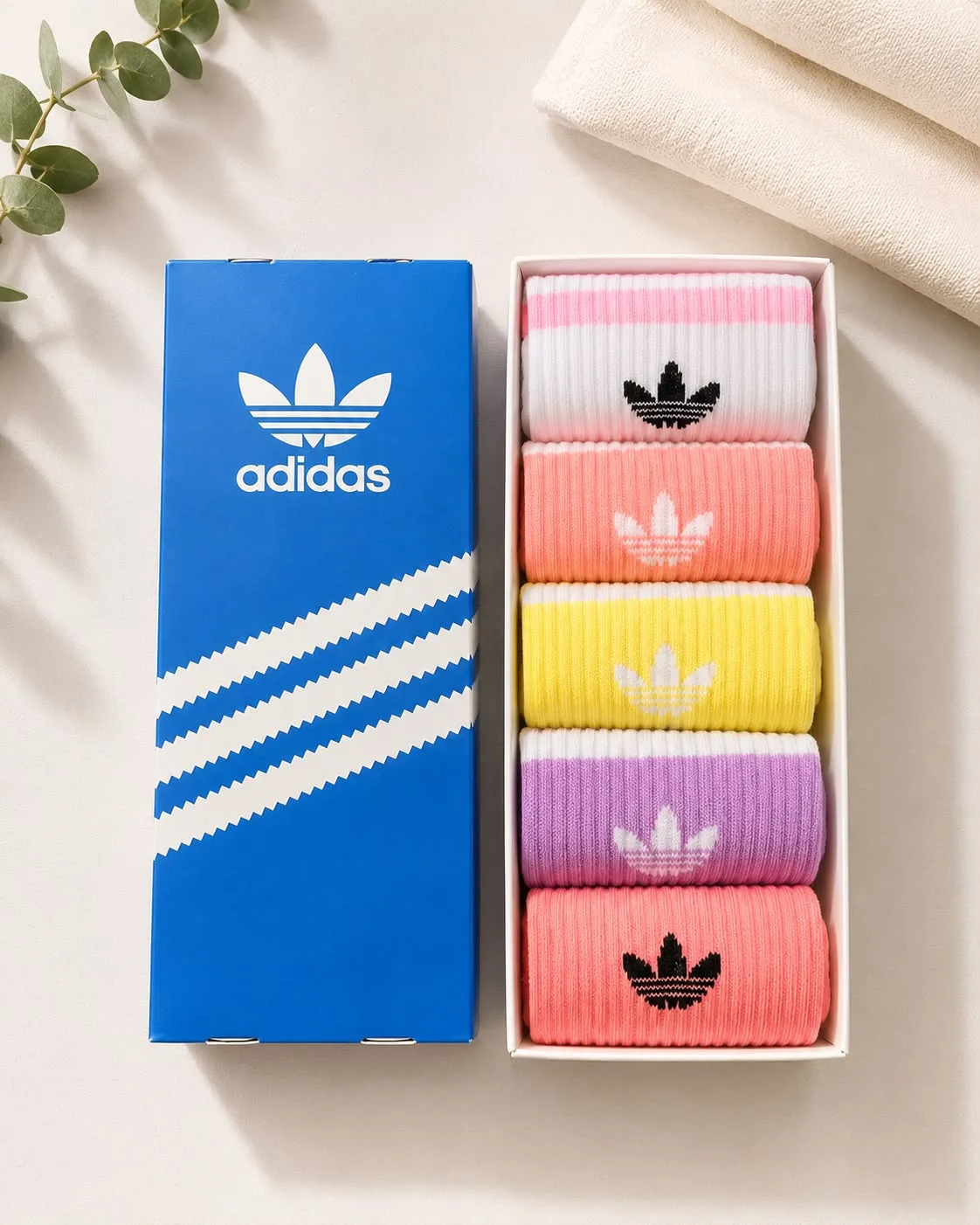 Caja de Medias Adidas Dama Media Temporada