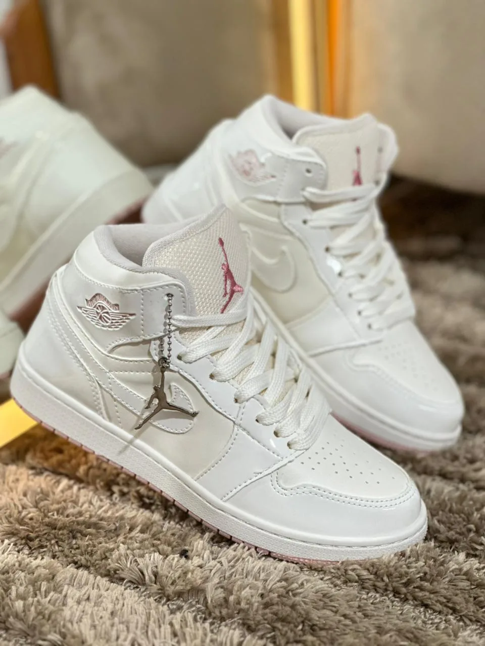 Nike Jordan Botita G5 - Blanco charol base bicolor J0022