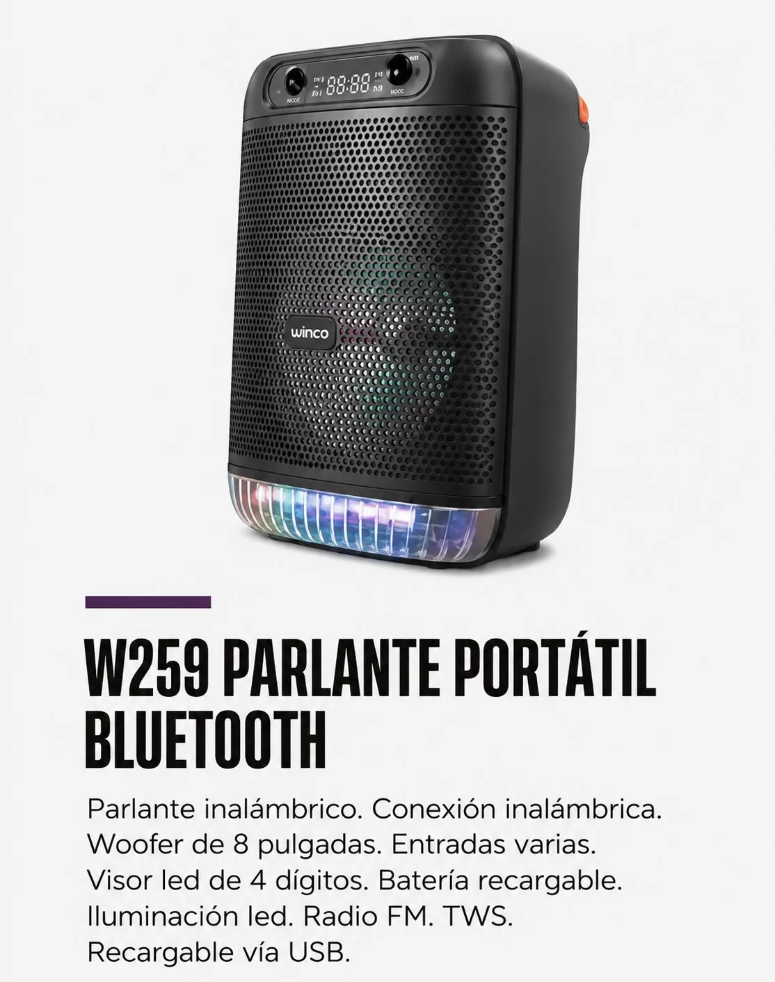 Parlante W259 Winco