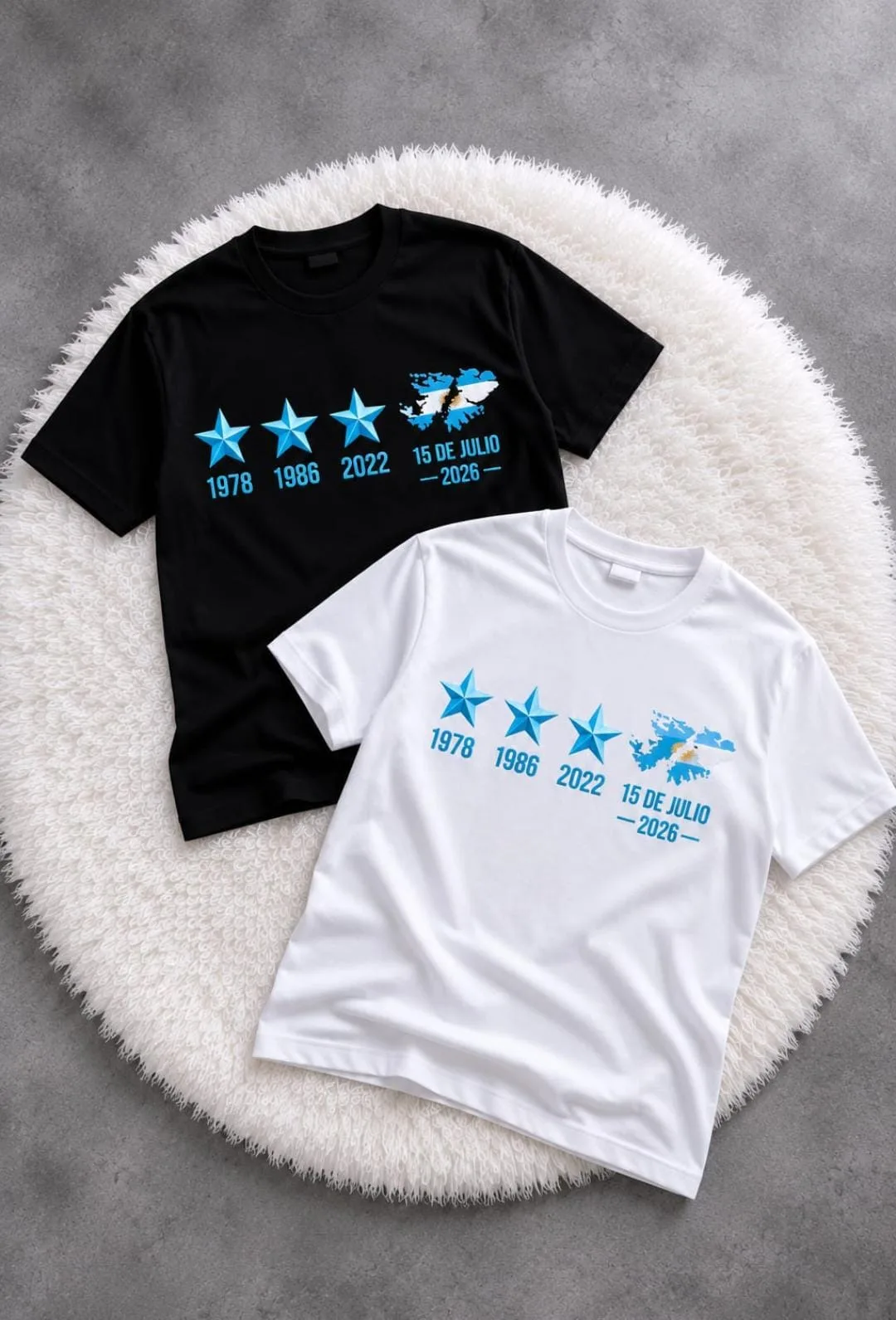 Remera Estrellas Argentina