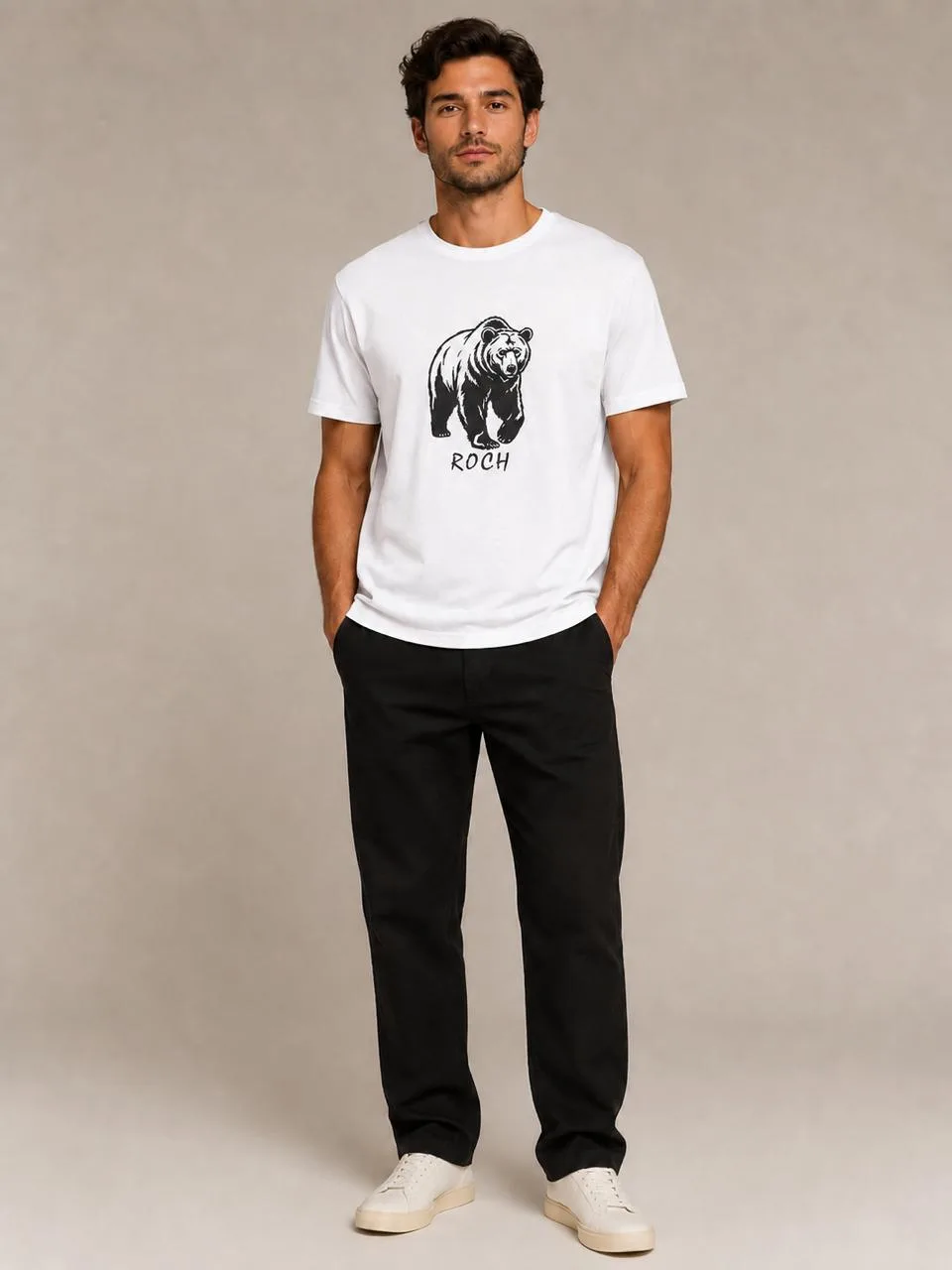 Remera Unisex Oso Roch
